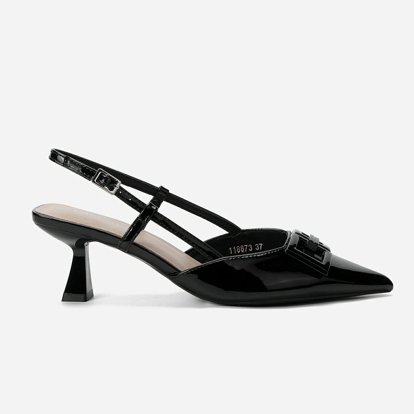 נעל עקב שחור 37