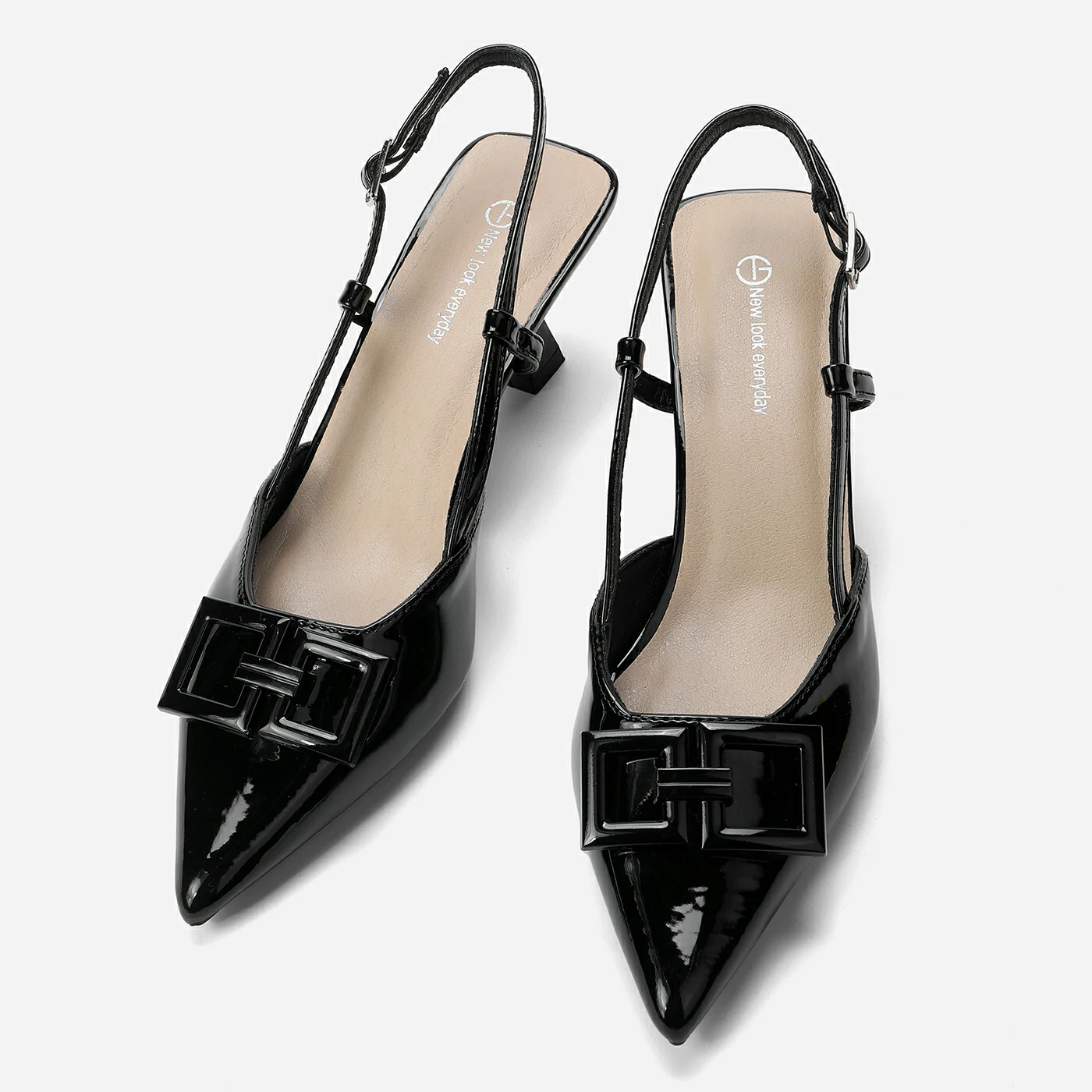 נעל עקב שחור 37