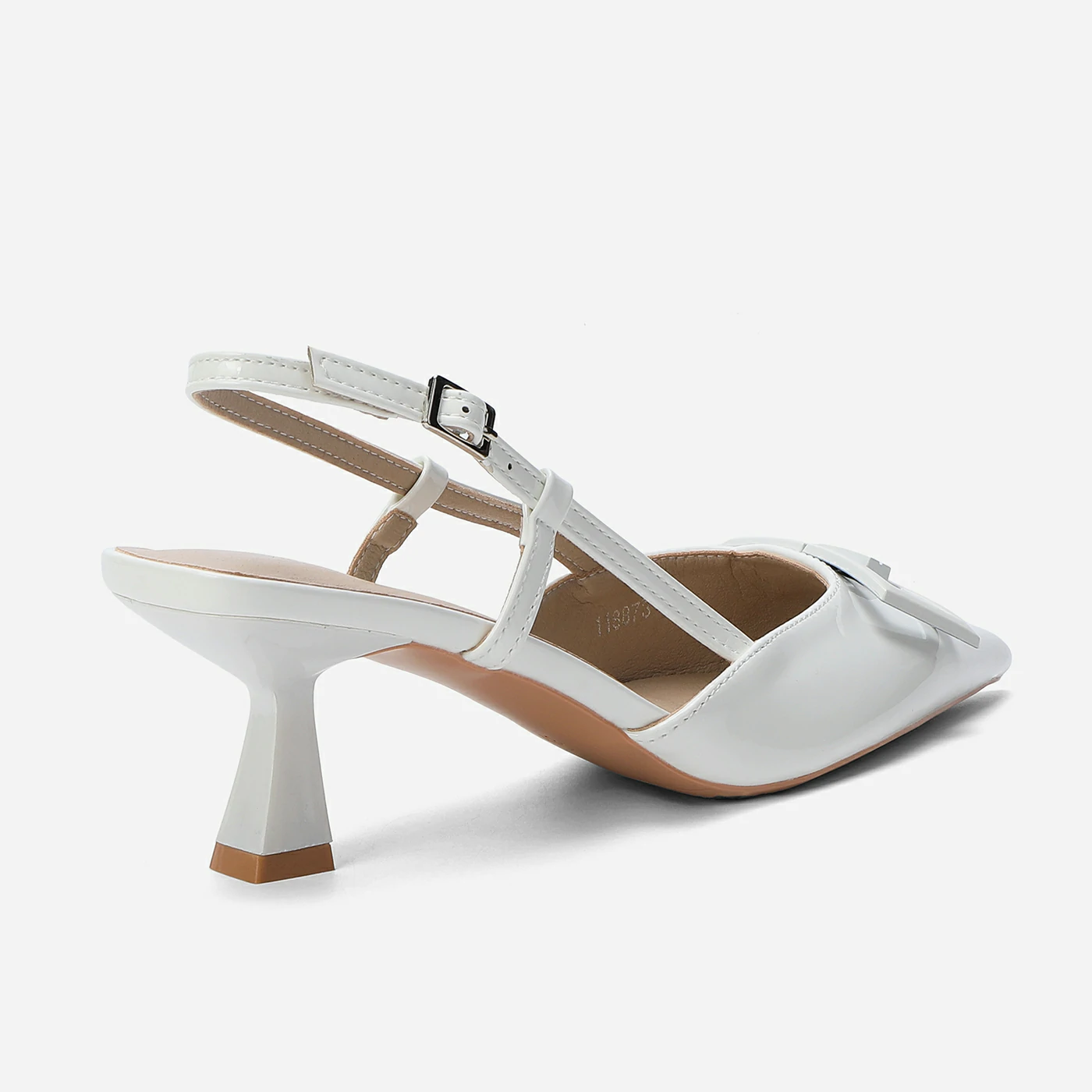 נעל עקב לבן 40