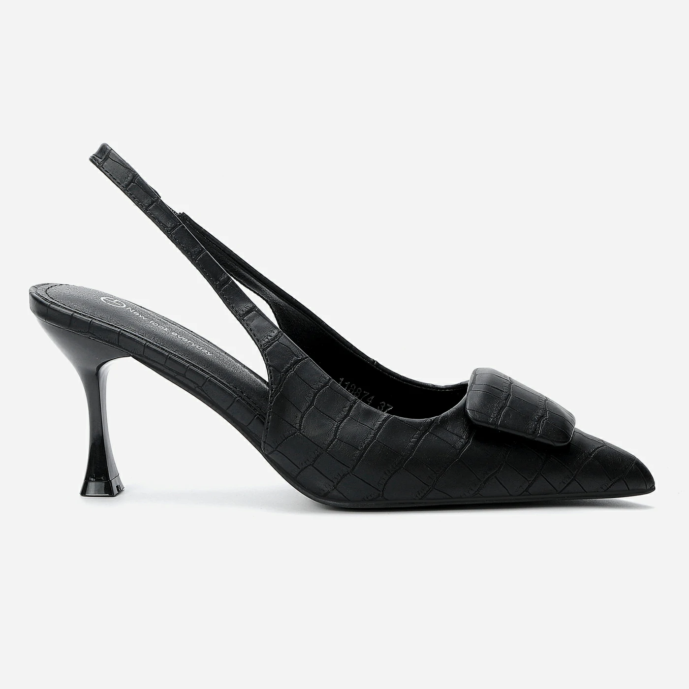 נעל עקב שחור 38