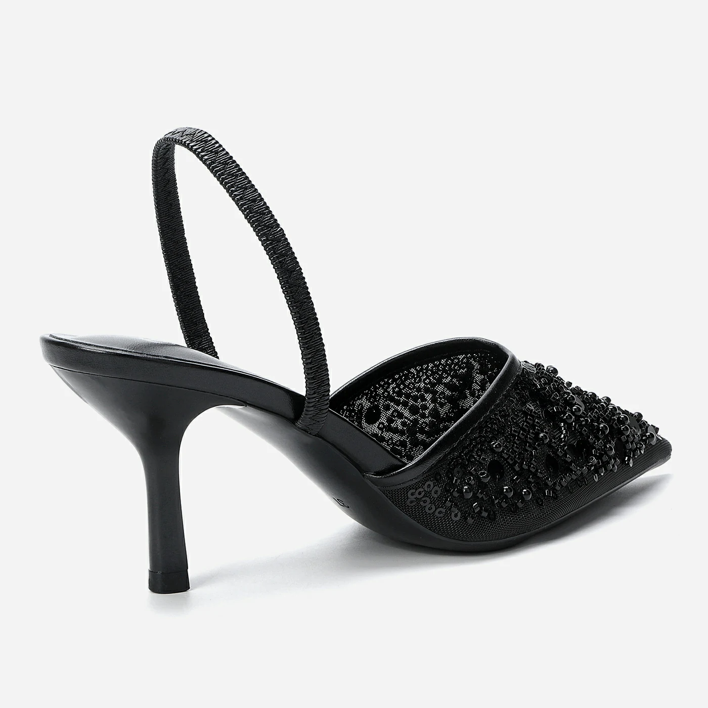 נעל עקב שחור 39