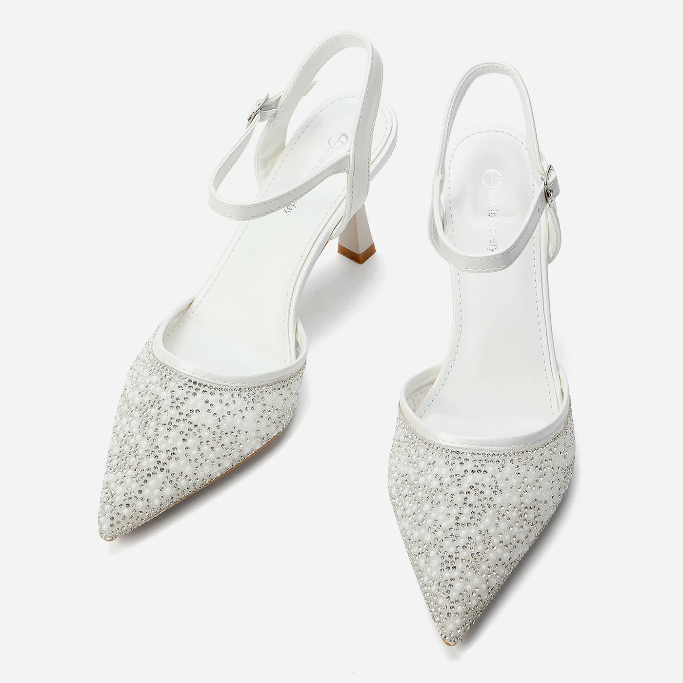 נעל עקב פנינה 36