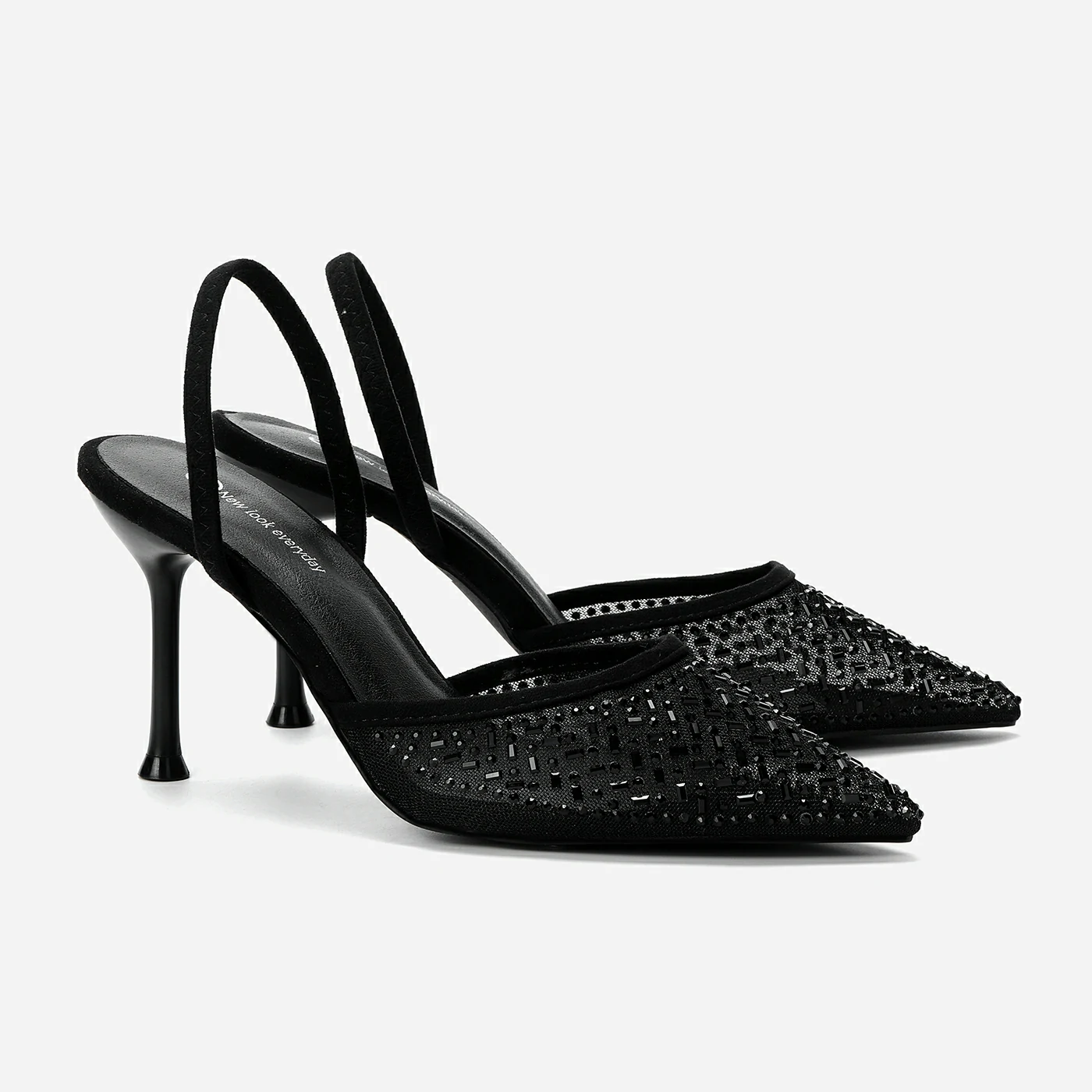 נעל עקב שחור 38