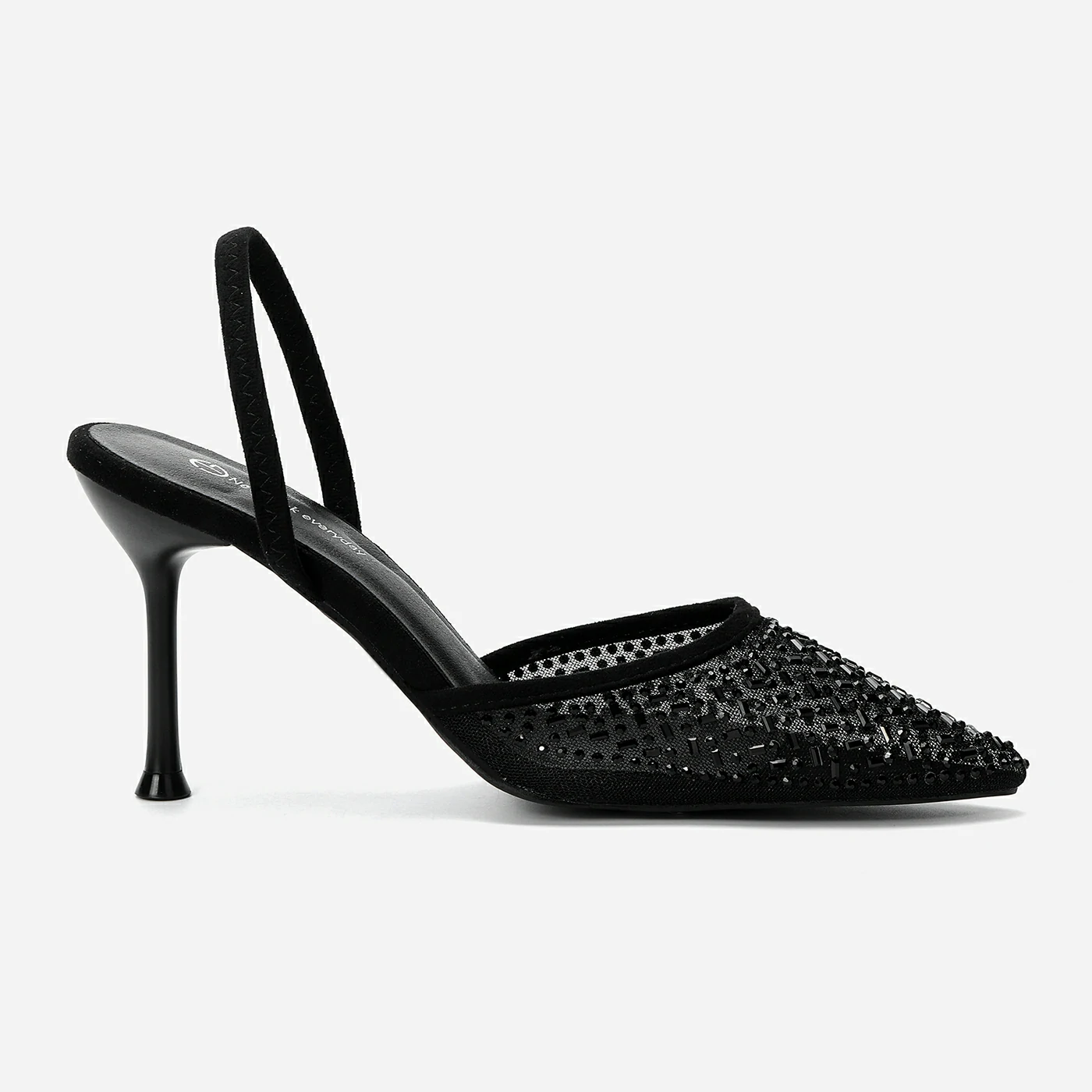 נעל עקב שחור 38