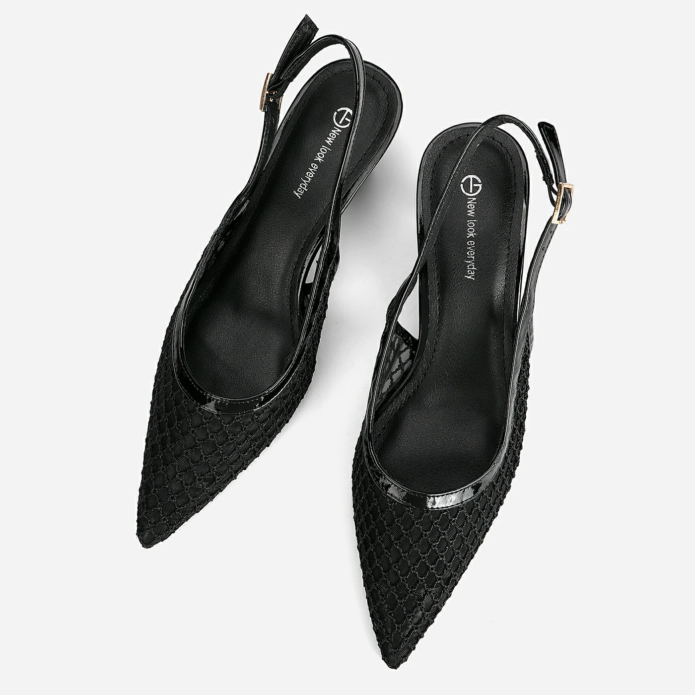 נעל עקב שחור 37