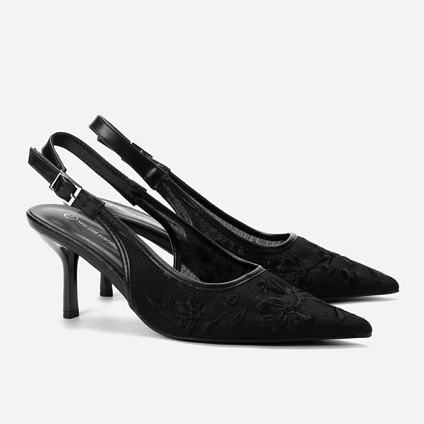 נעל עקב שחור 40