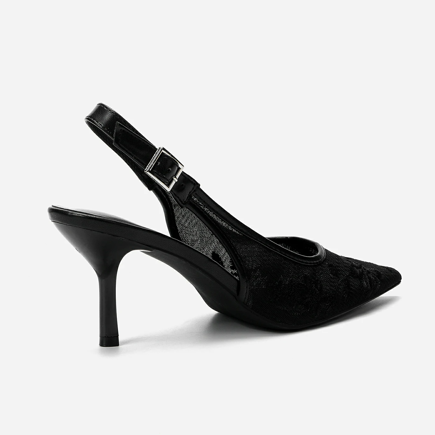 נעל עקב שחור 40