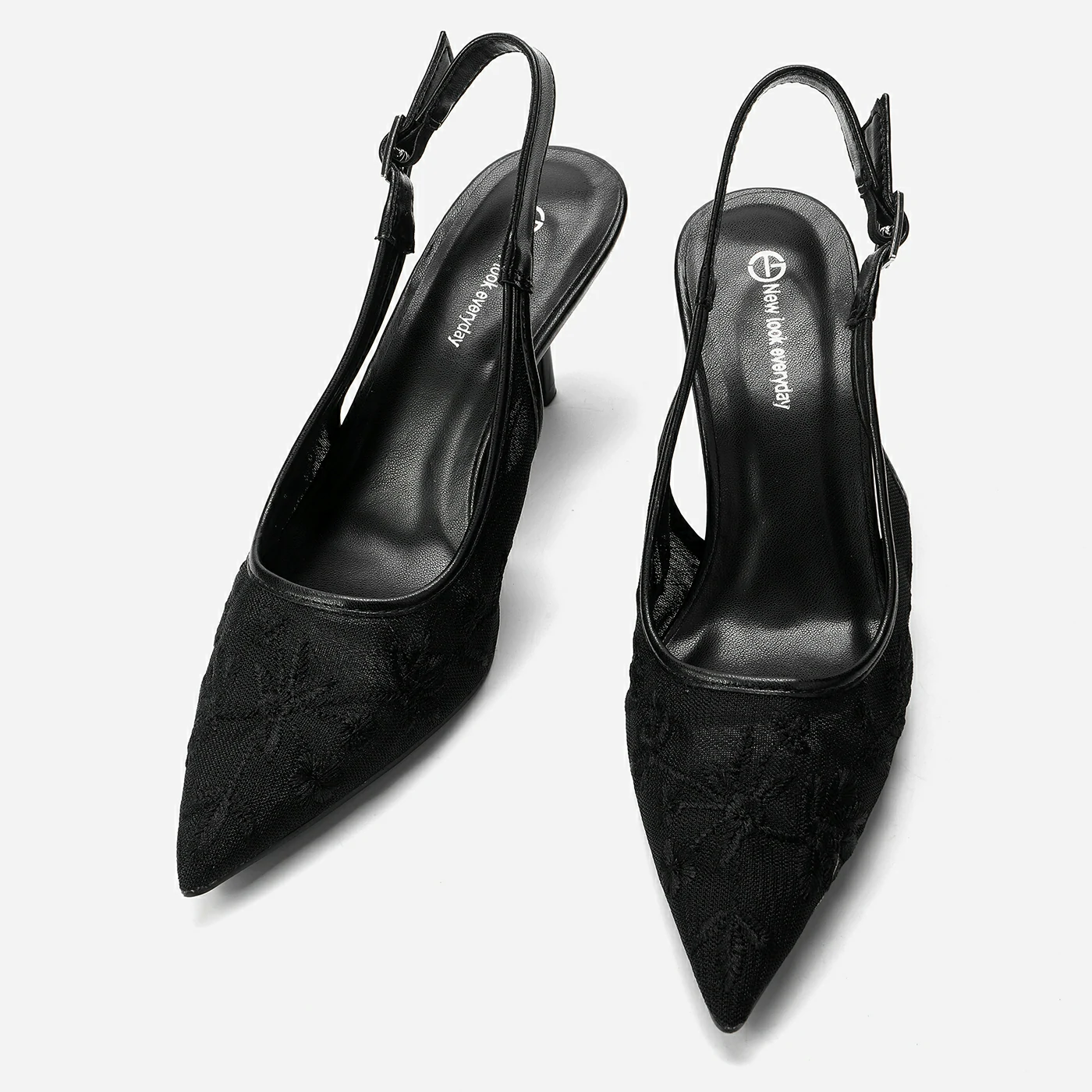 נעל עקב שחור 40