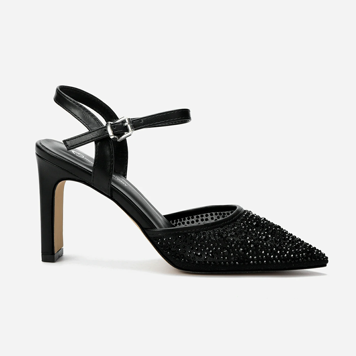 נעל עקב שחור 37