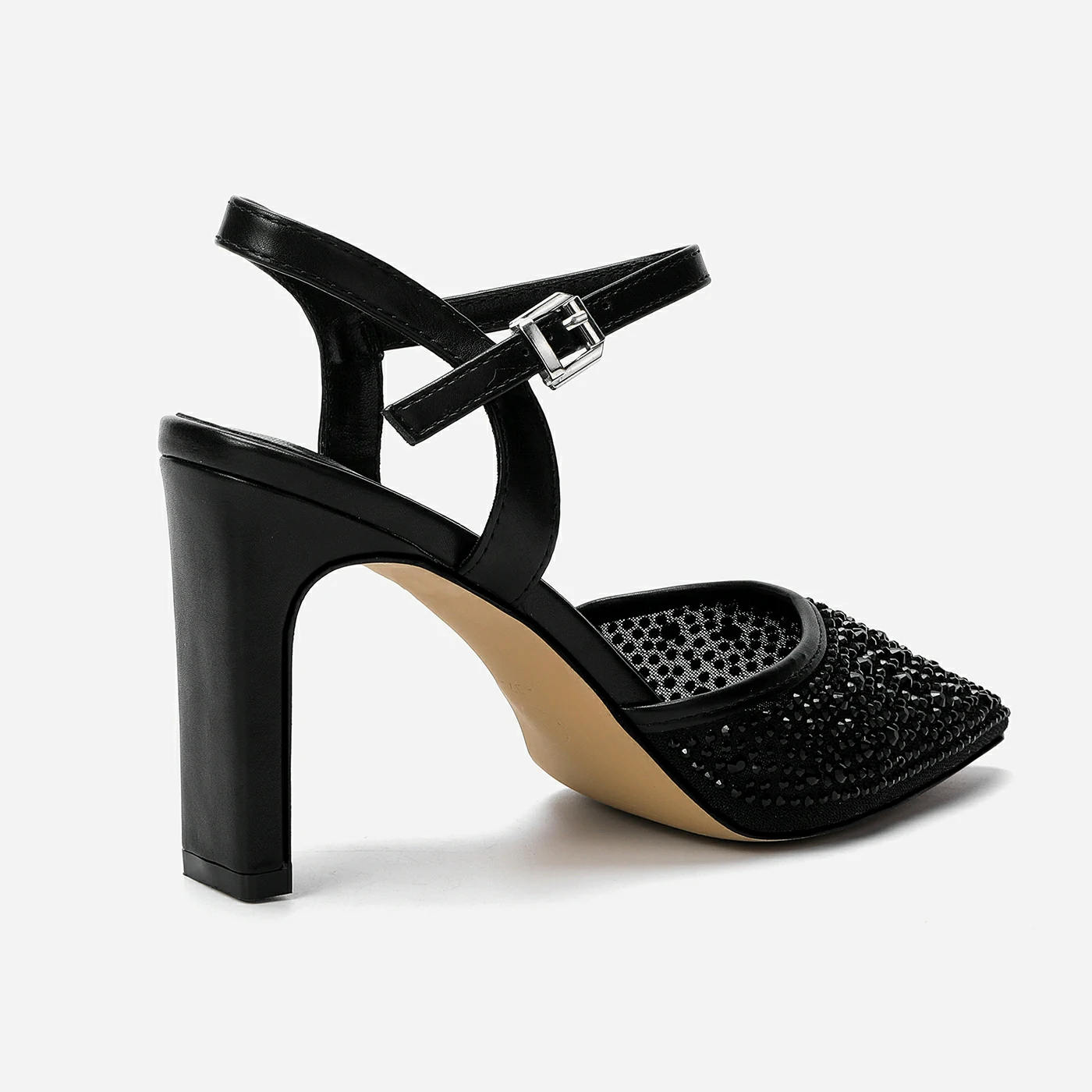 נעל עקב שחור 37