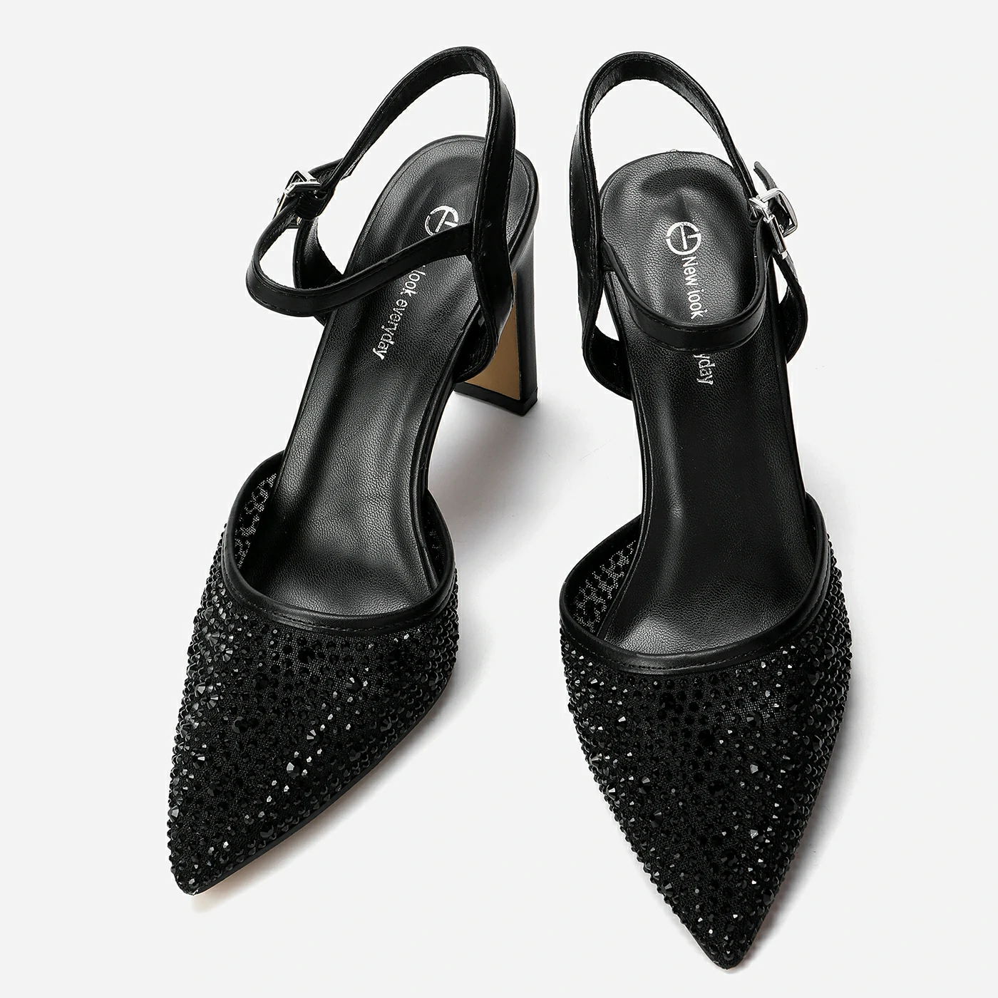 נעל עקב שחור 37