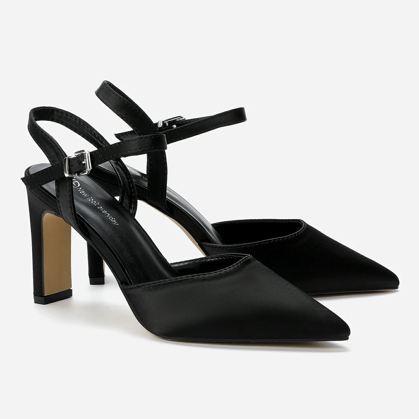 נעל עקב שחור 41