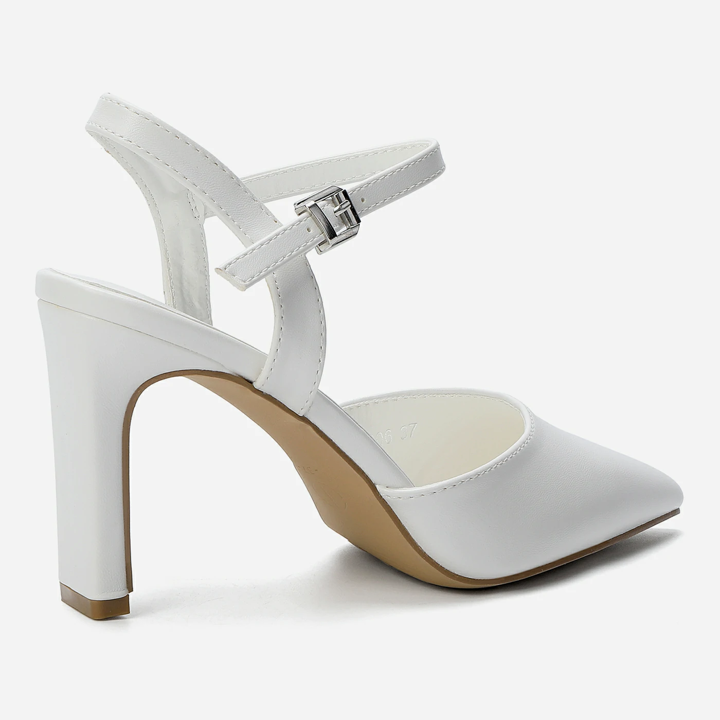 נעל עקב לבן 36