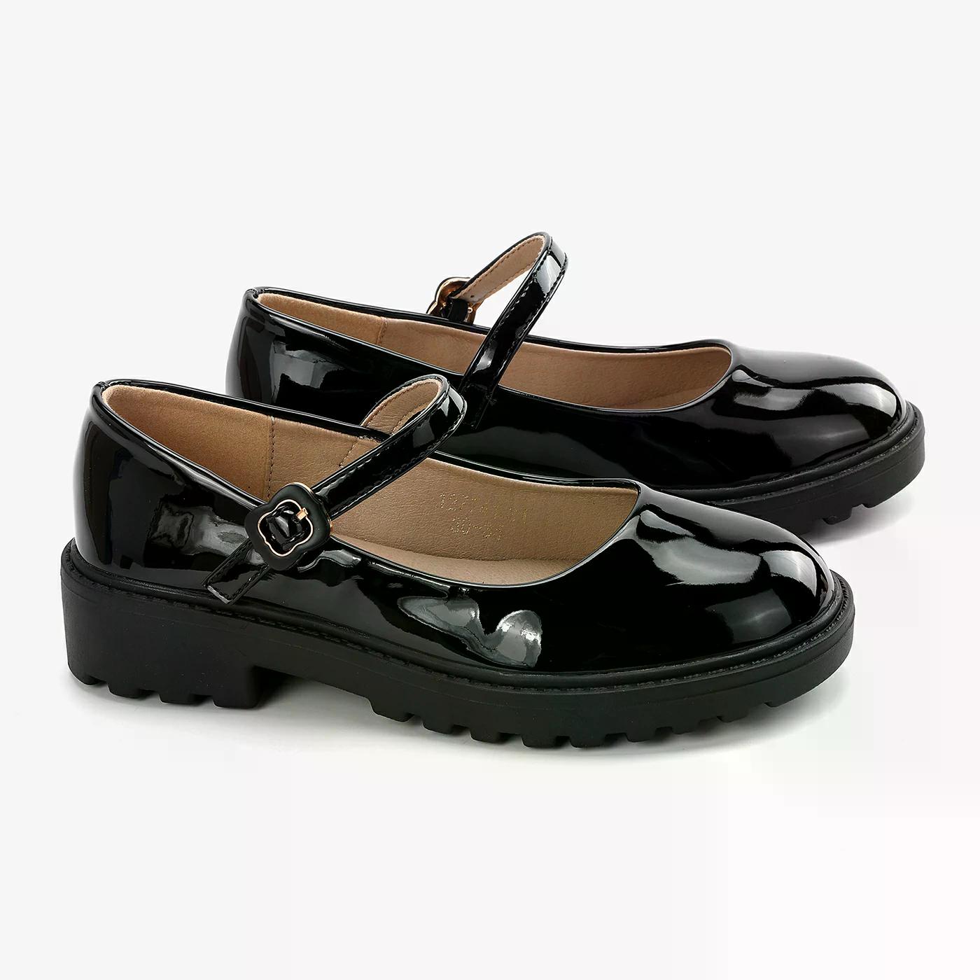 נעל שטוחה שחור 34