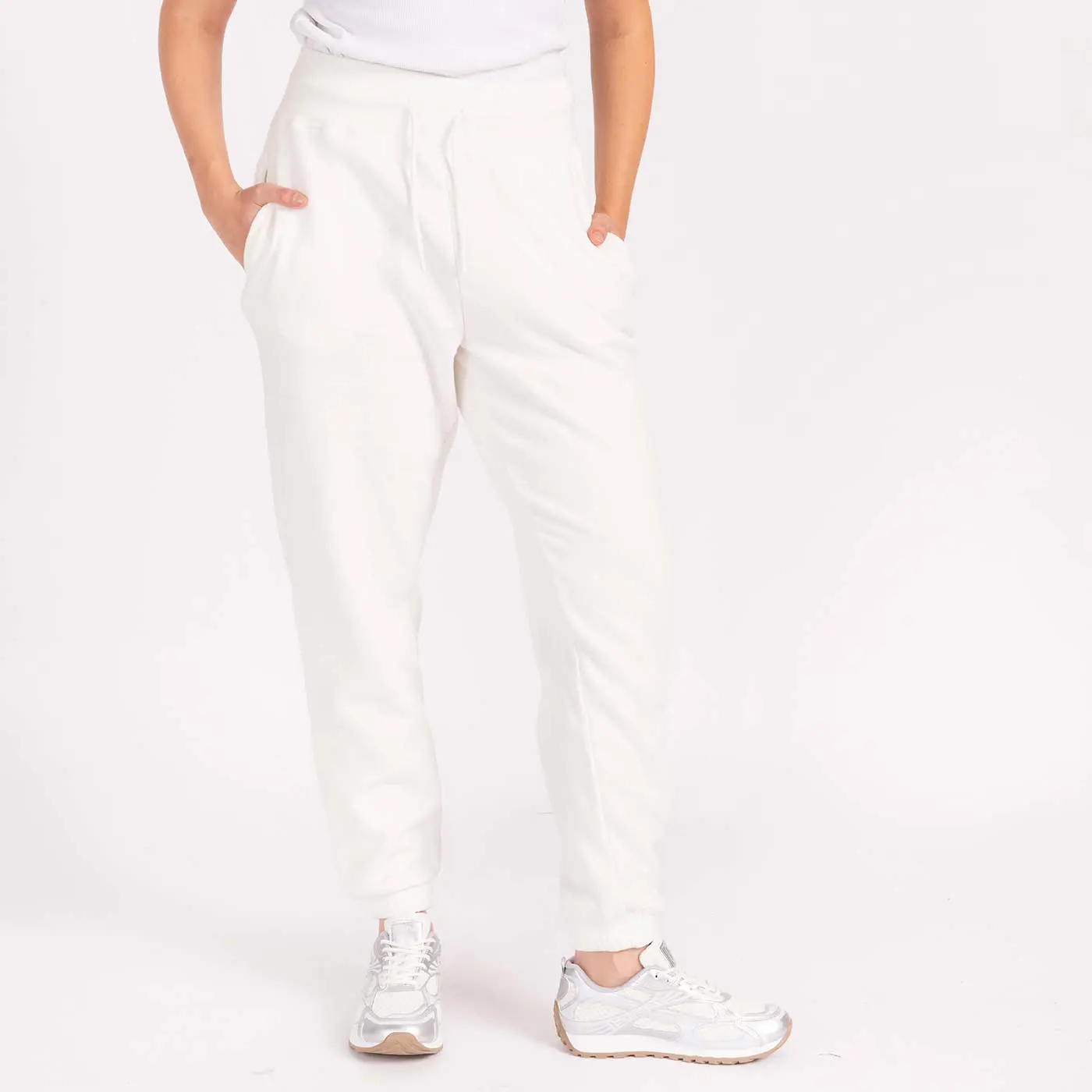 מכנסיים וחצאיות לבן L