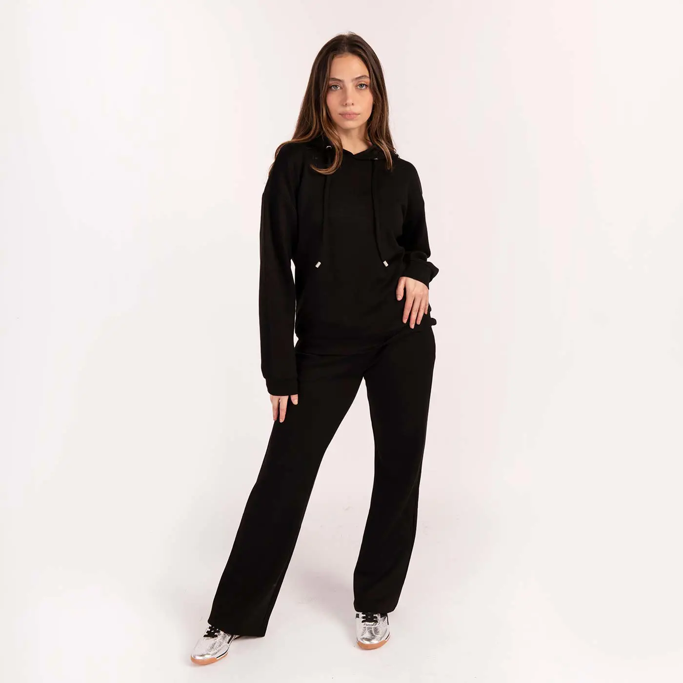 סווטשירטים וקפוצ'ונים שחור S