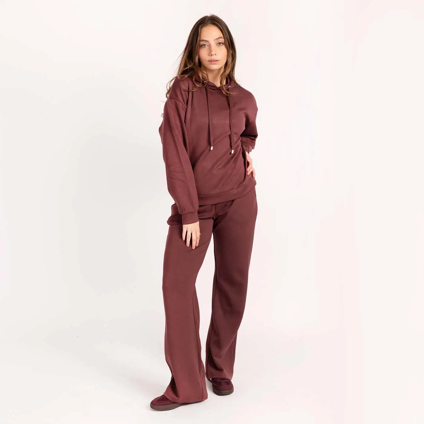 סווטשירטים וקפוצ'ונים בורדו S