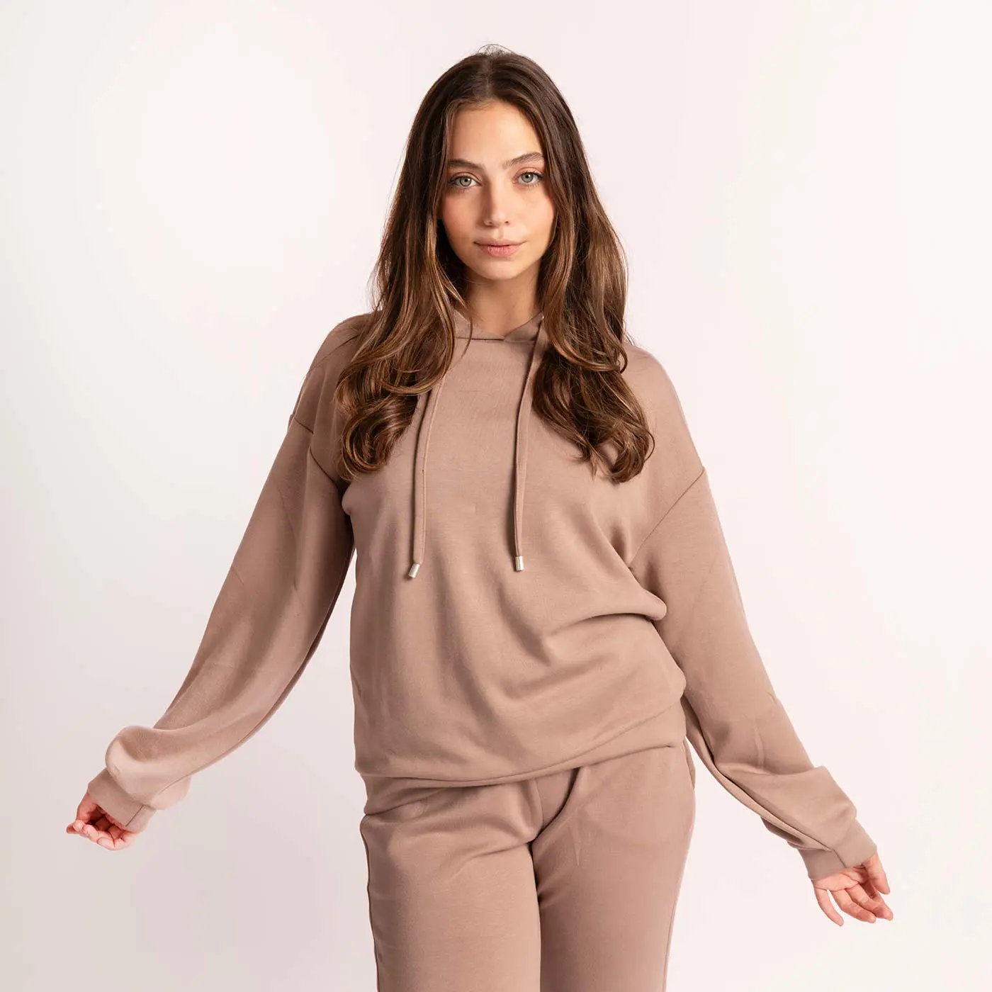 סווטשירטים וקפוצ'ונים חאקי M