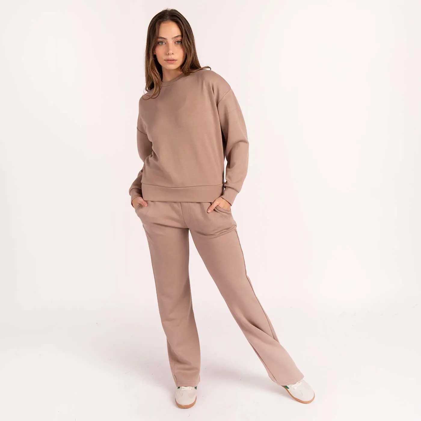 סווטשירטים וקפוצ'ונים חאקי L