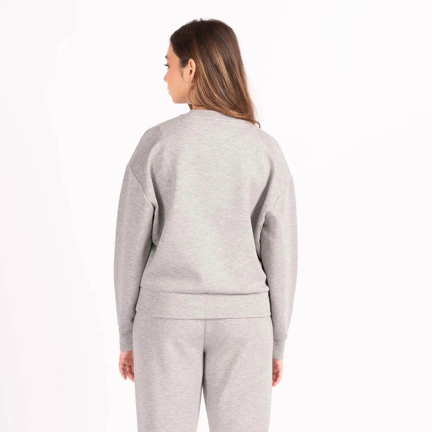 סווטשירטים וקפוצ'ונים אפור מלאנג S