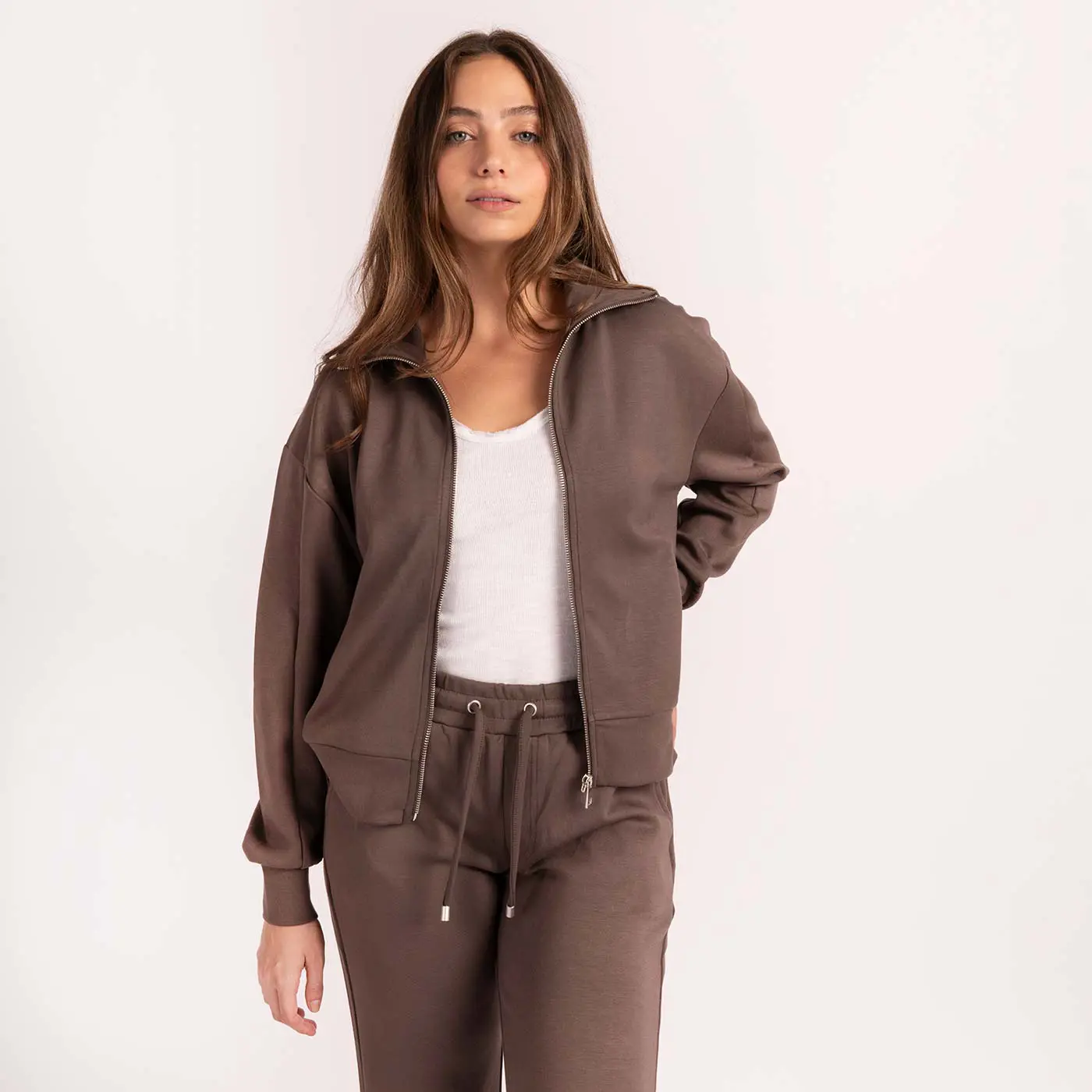 סווטשירטים וקפוצ'ונים חום S