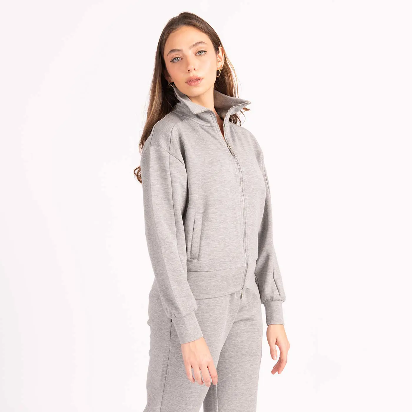 סווטשירטים וקפוצ'ונים אפור מלאנג L