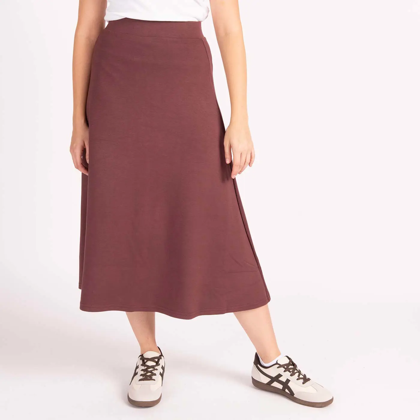 מכנסיים וחצאיות בורדו L