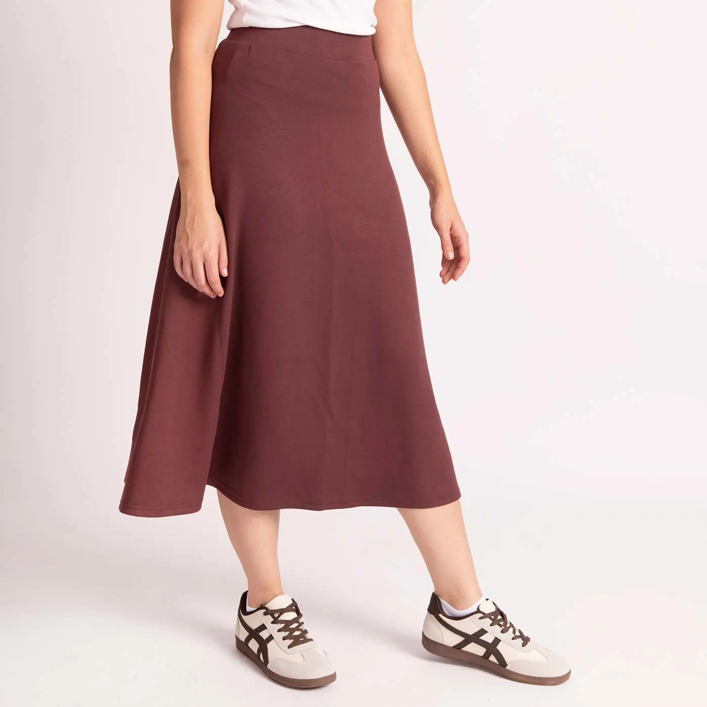 מכנסיים וחצאיות בורדו L