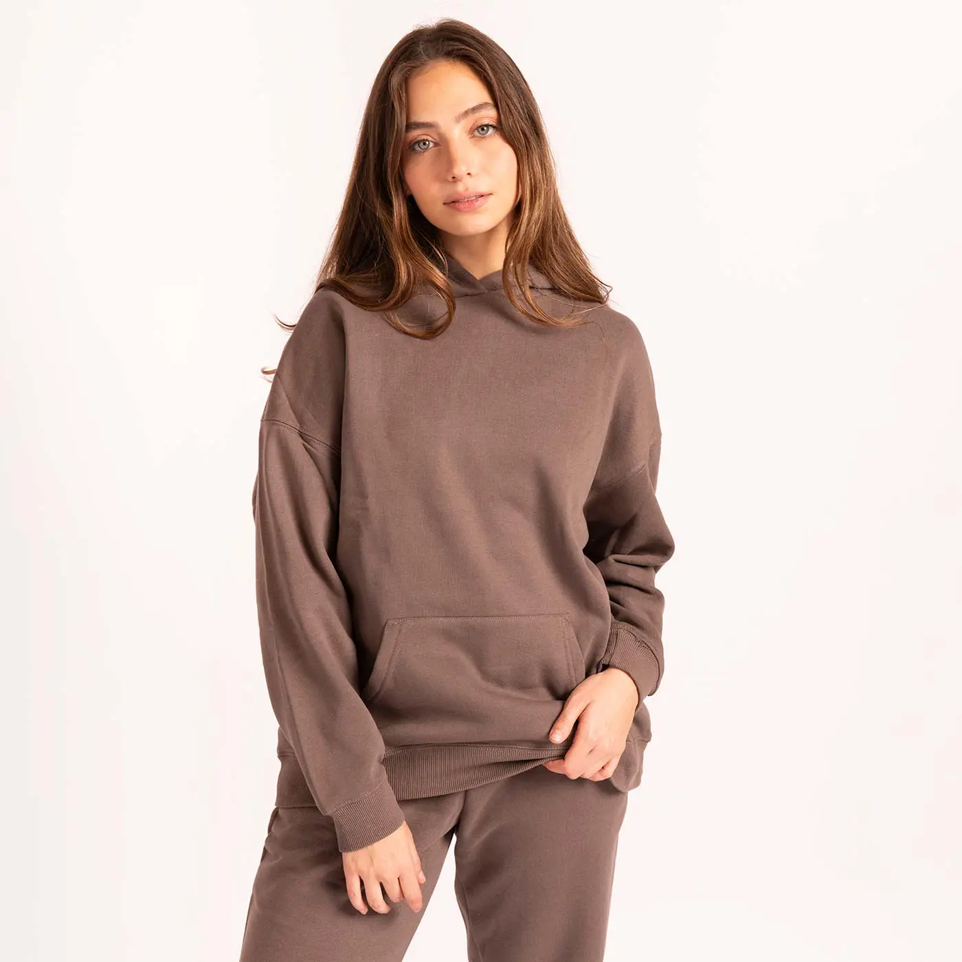 סווטשירטים וקפוצ'ונים חום S