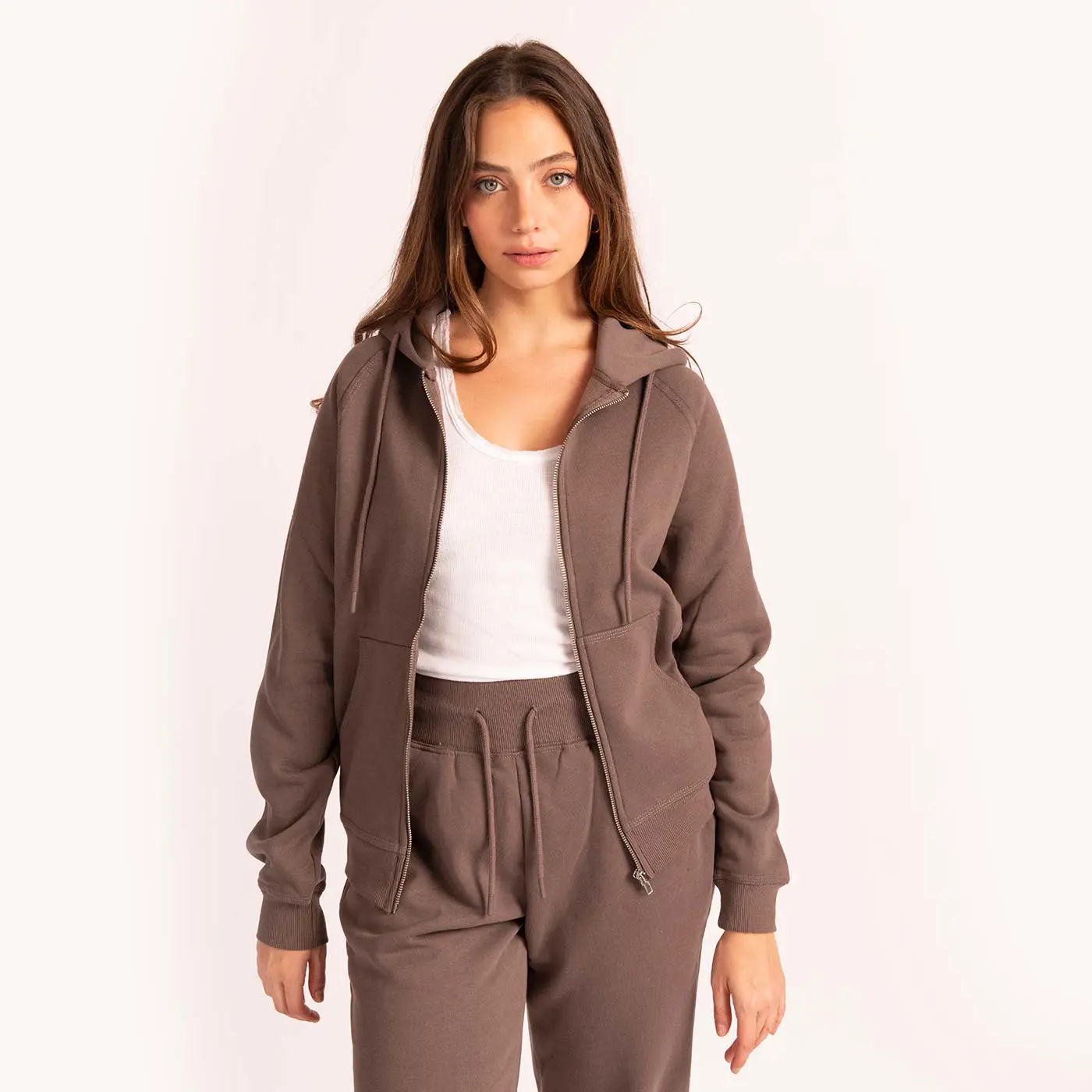 סווטשירטים וקפוצ'ונים חום L