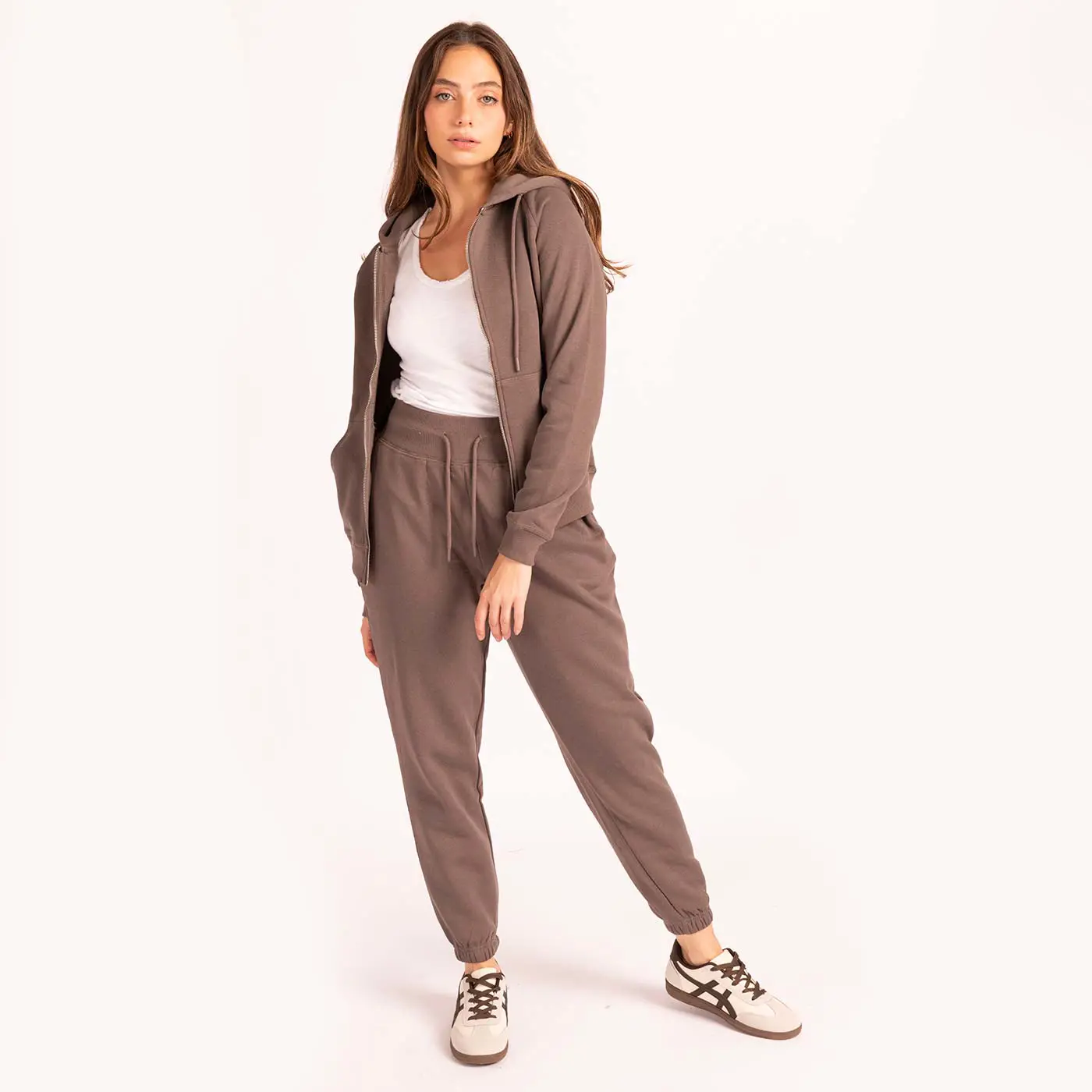 סווטשירטים וקפוצ'ונים חום L