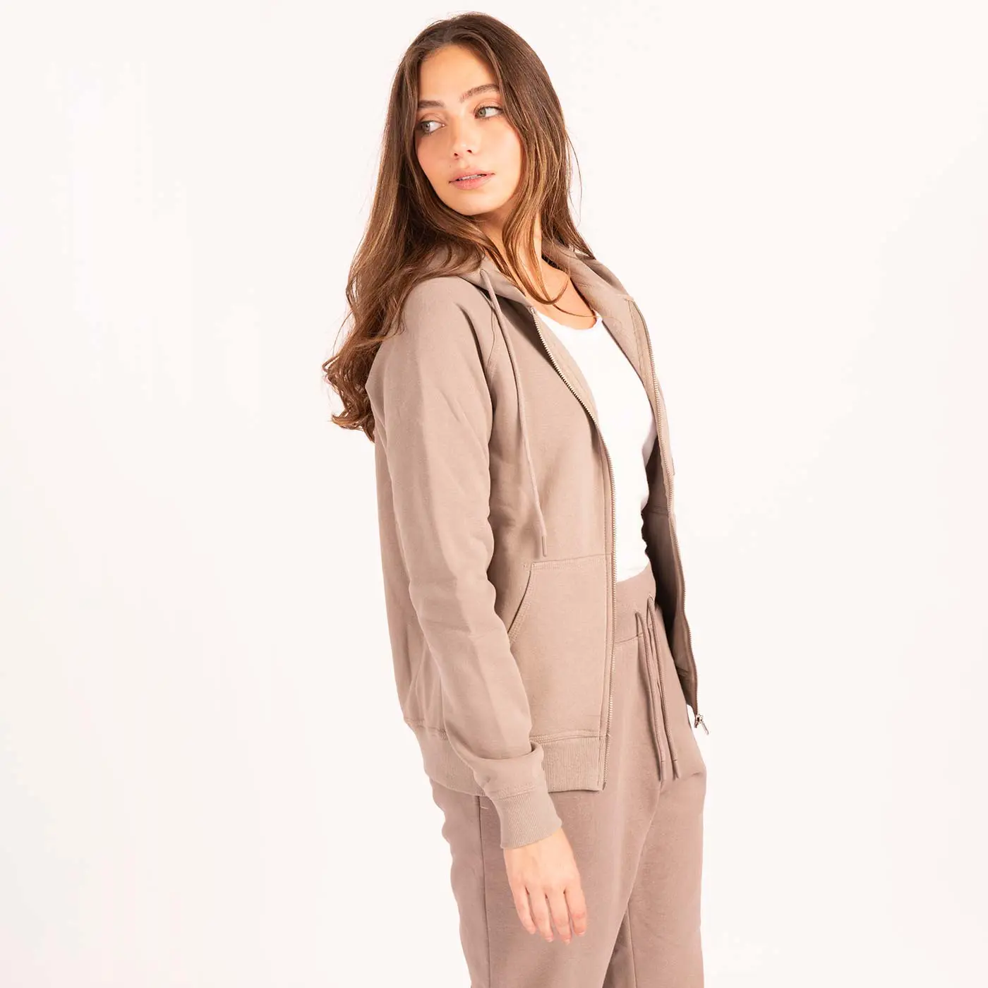 סווטשירטים וקפוצ'ונים חאקי L