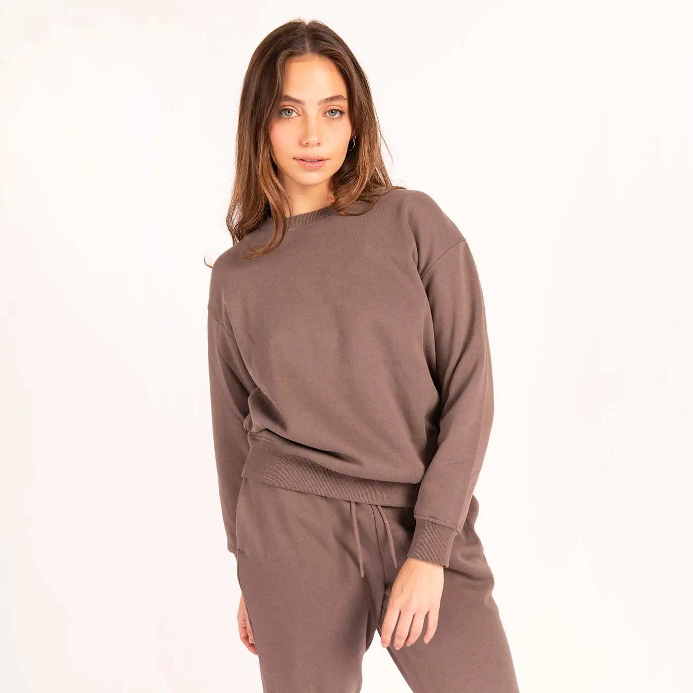 סווטשירטים וקפוצ'ונים חום M