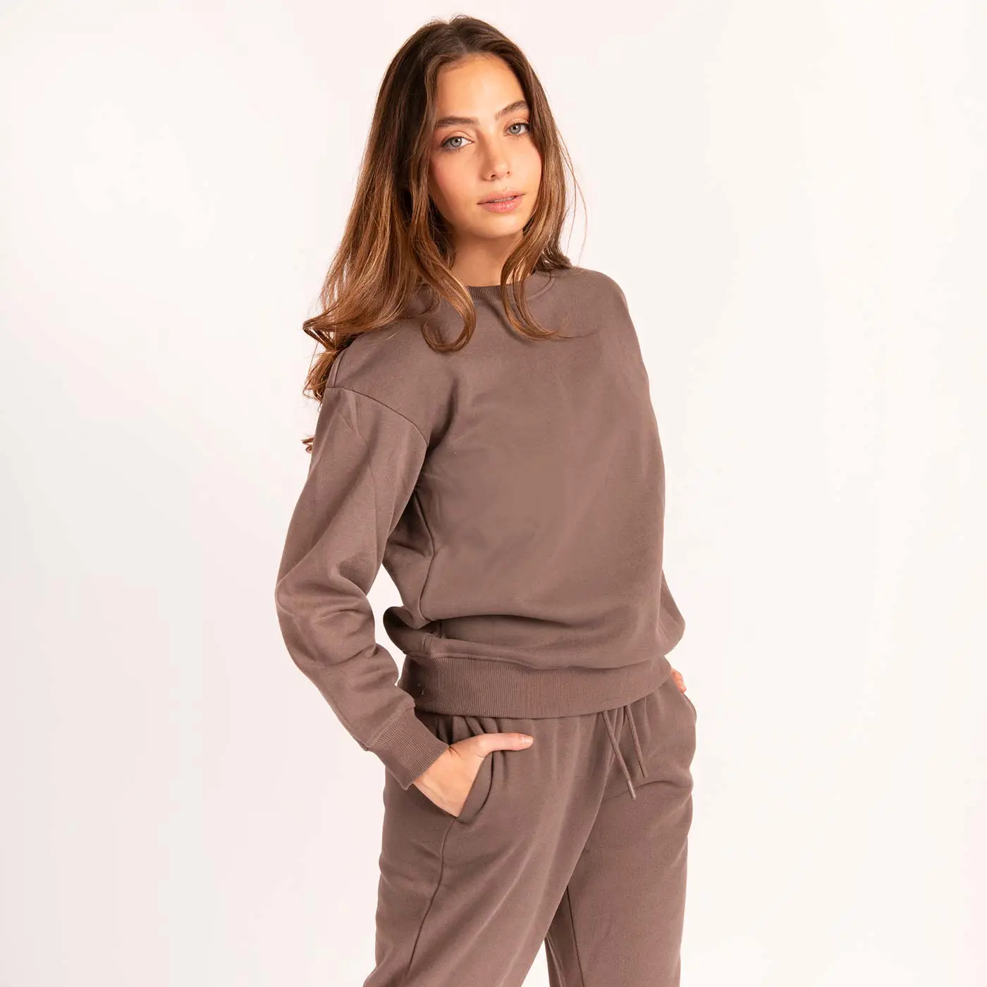 סווטשירטים וקפוצ'ונים חום M