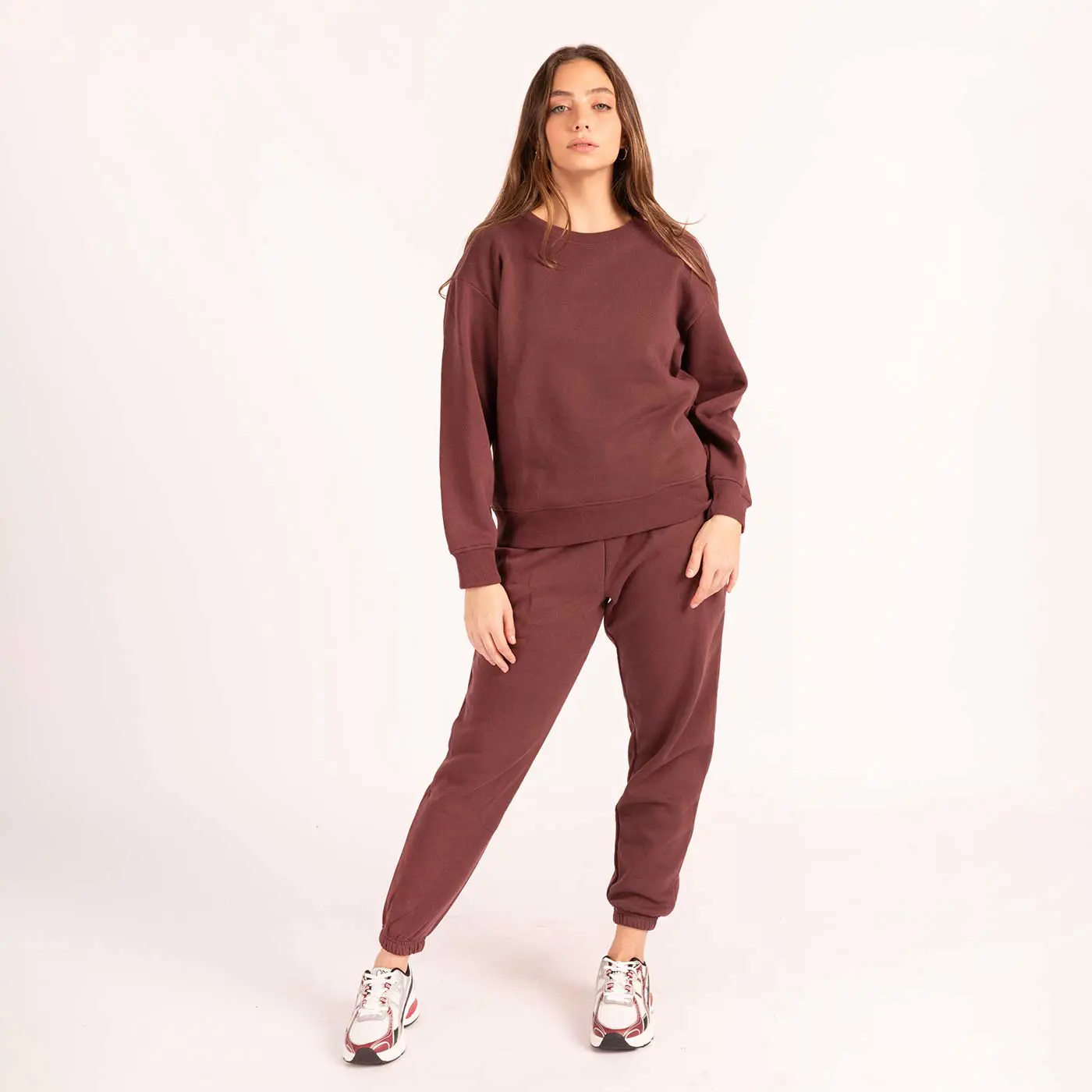 סווטשירטים וקפוצ'ונים בורדו M