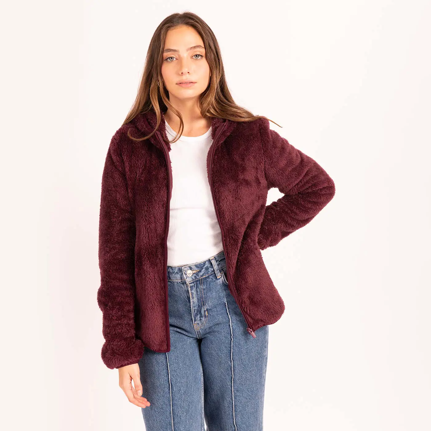 ג"קטים ומעילים בורדו L