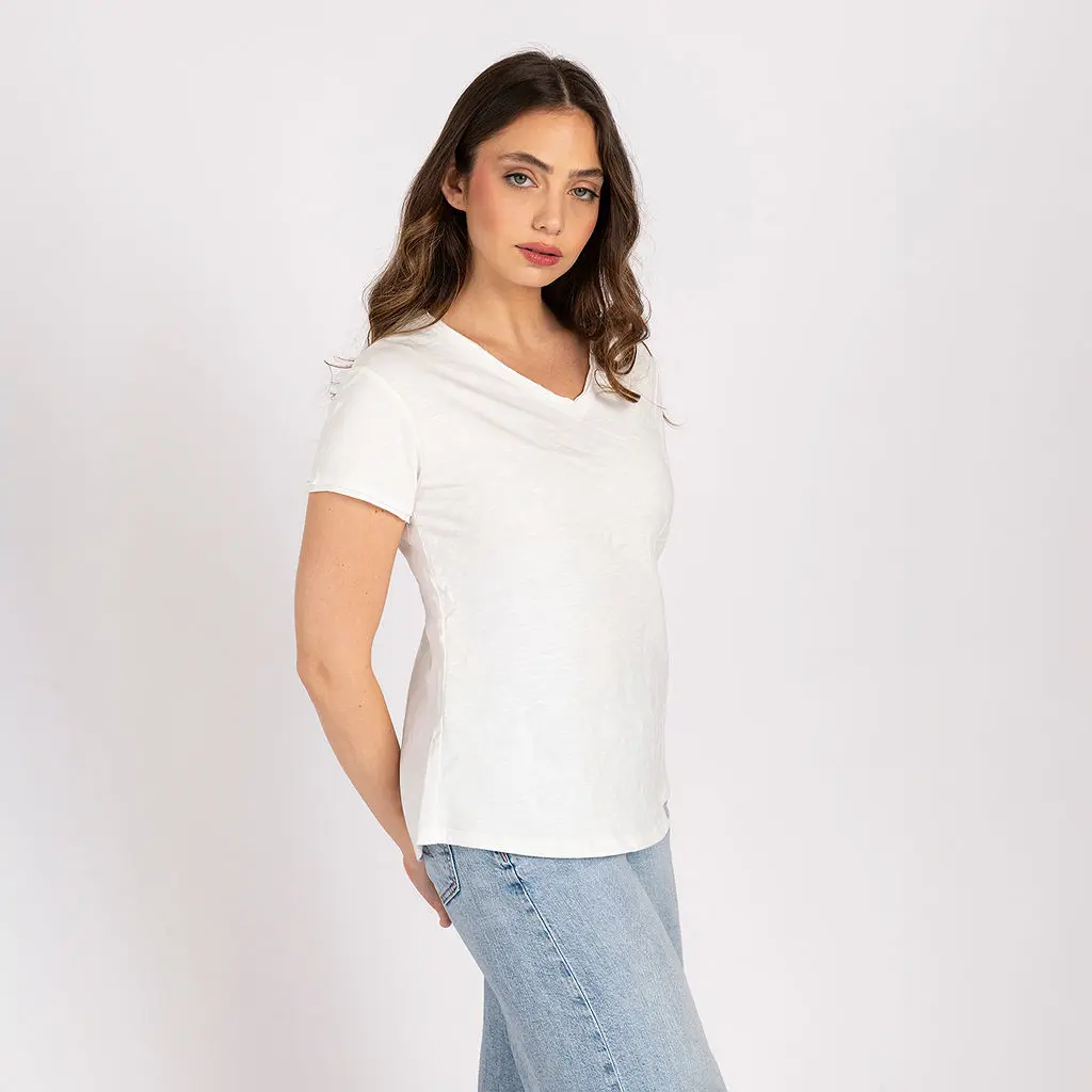 חולצות לבן L