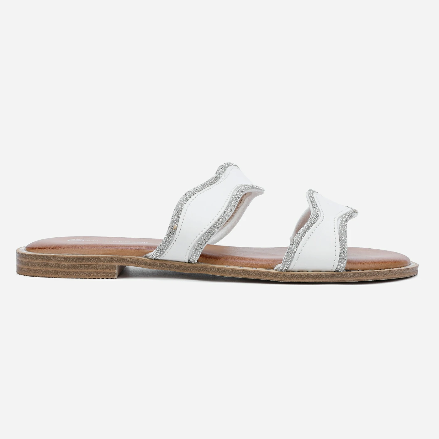 כפכף שטוח לבן 37