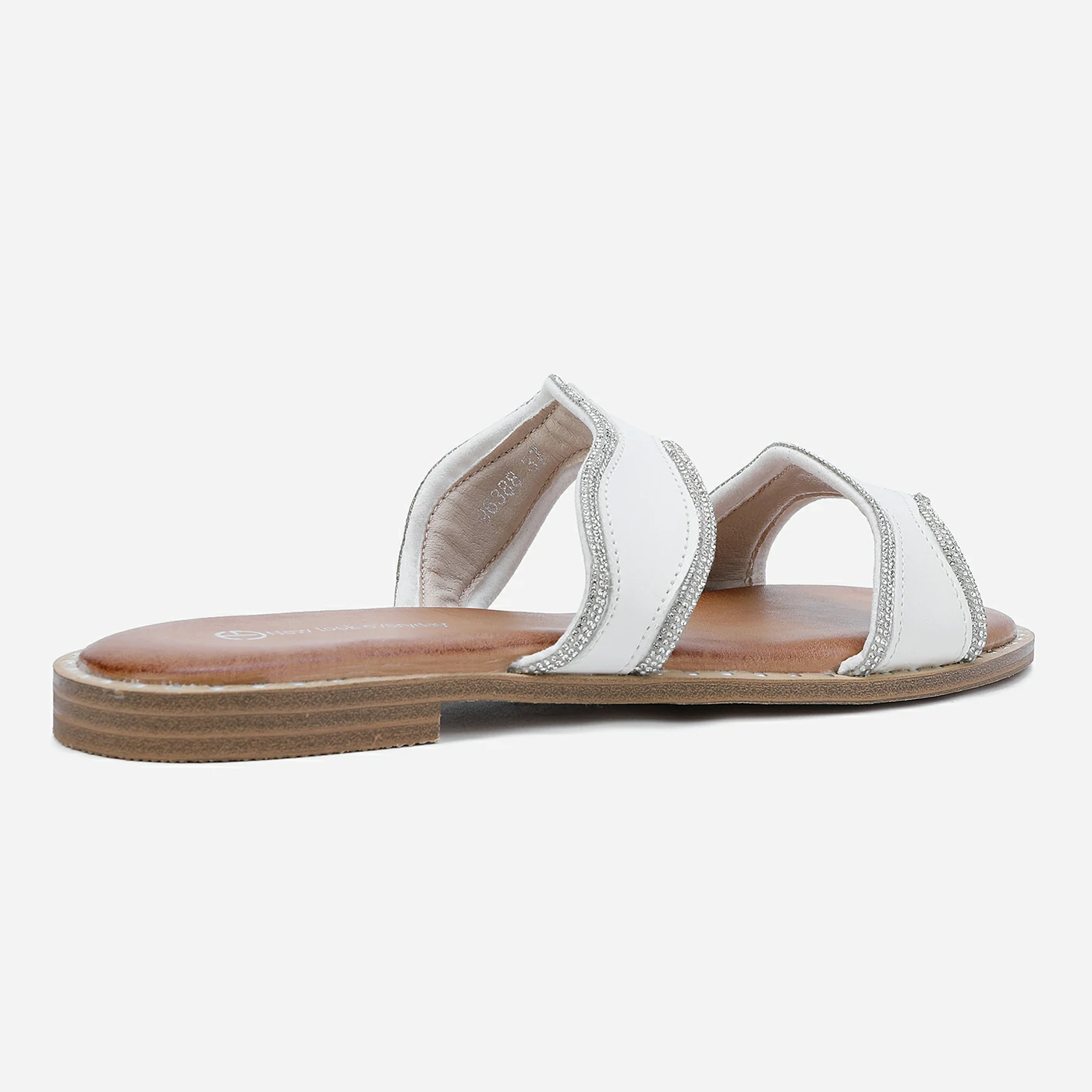 כפכף שטוח לבן 37