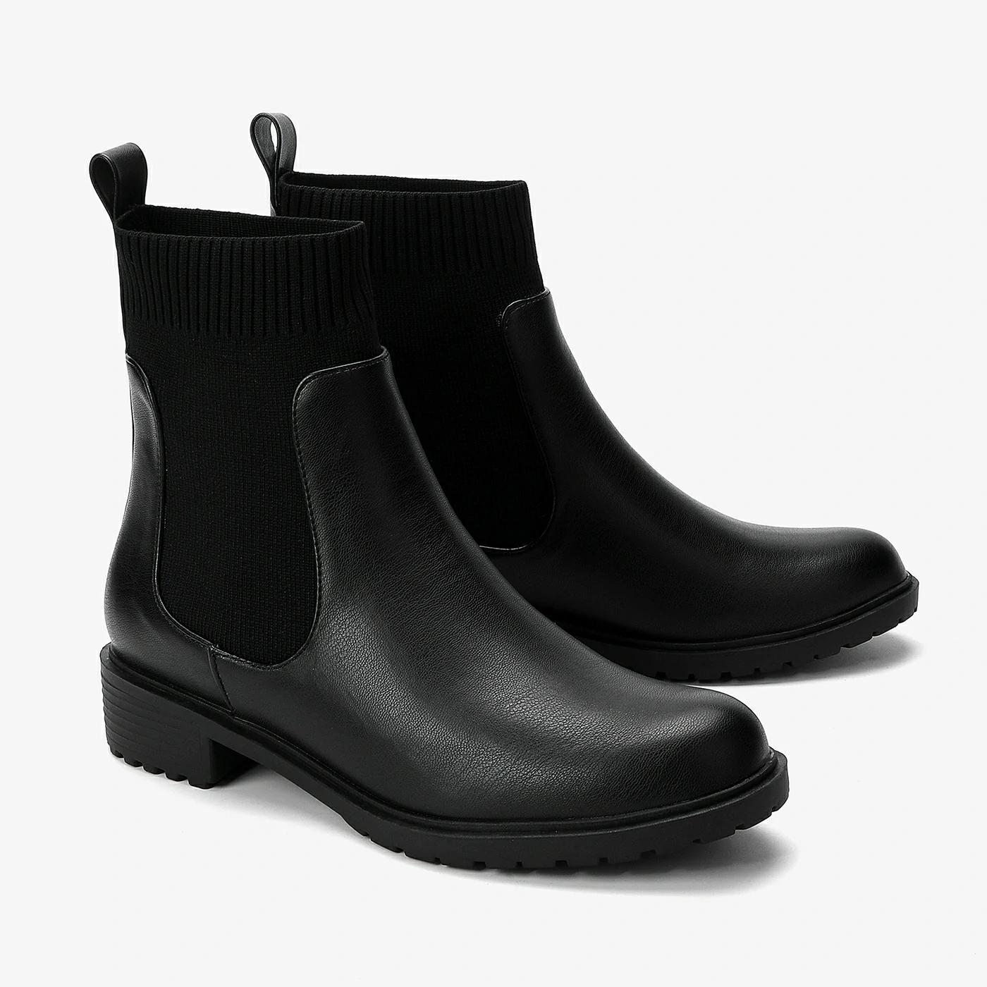 מגפון שטוח שחור 40