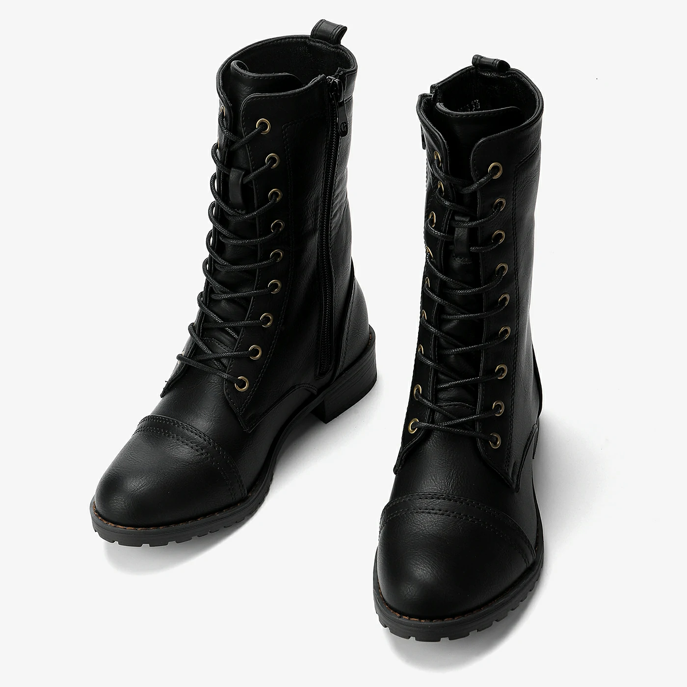 מגף שטוח שחור 40