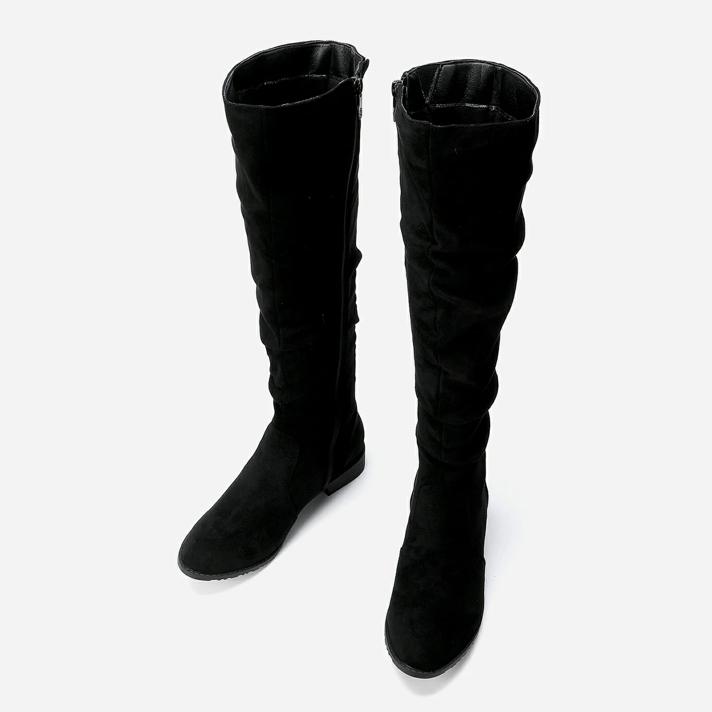 מגף שטוח שחור 40