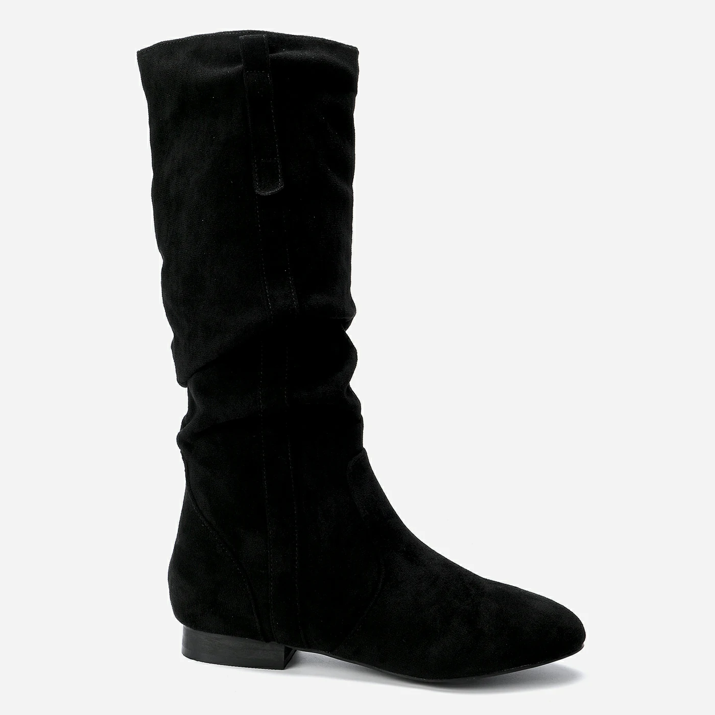 מגף שטוח שחור 37