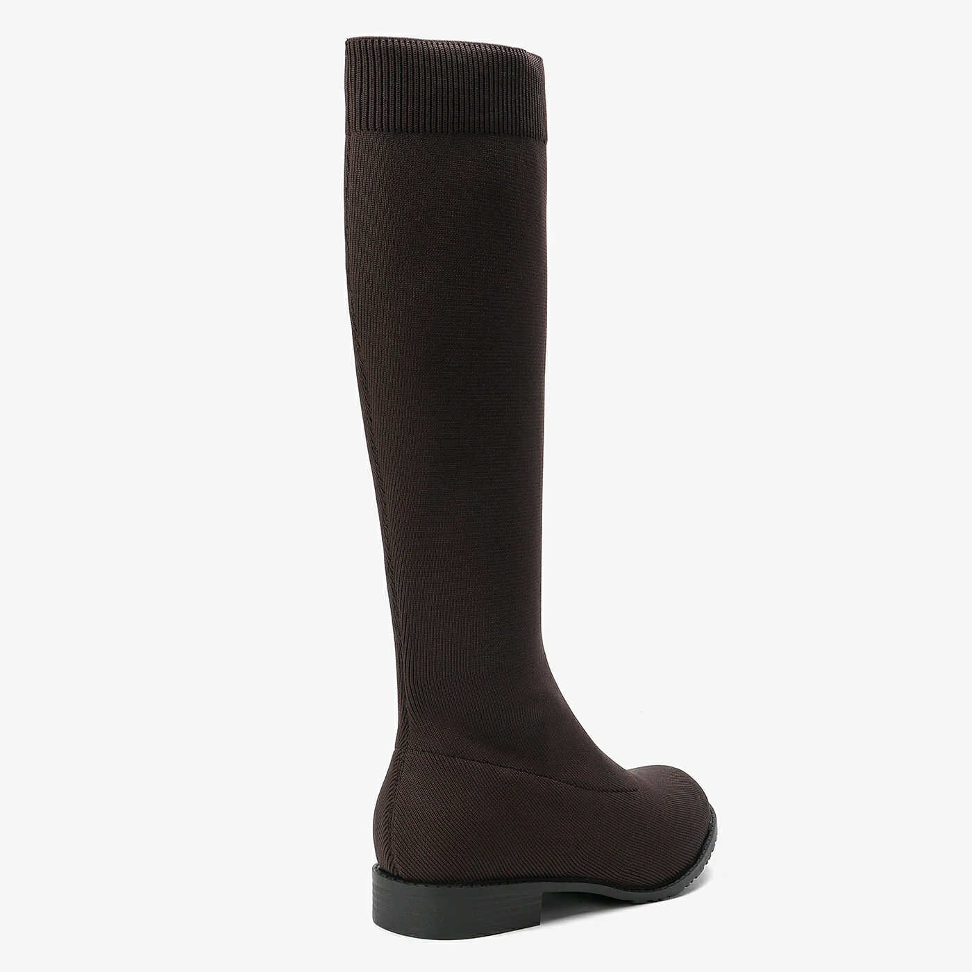 מגף שטוח חום 38