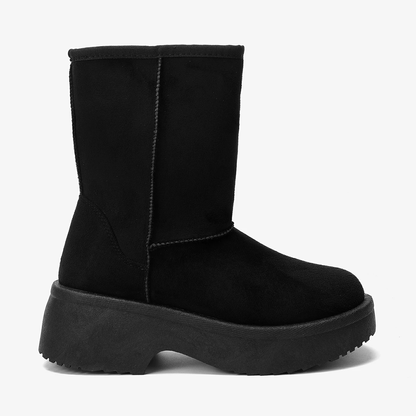 מגף עקב שחור 36