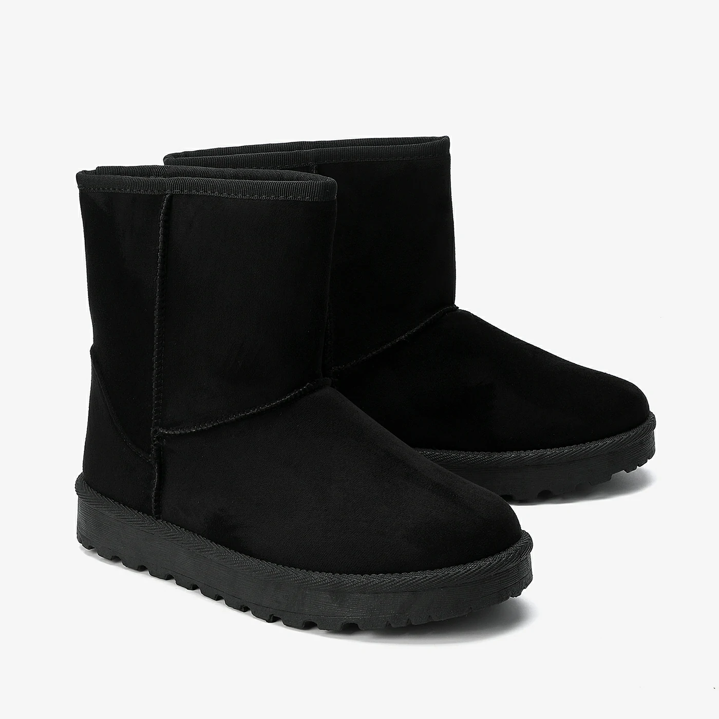 מגף שטוח שחור 37