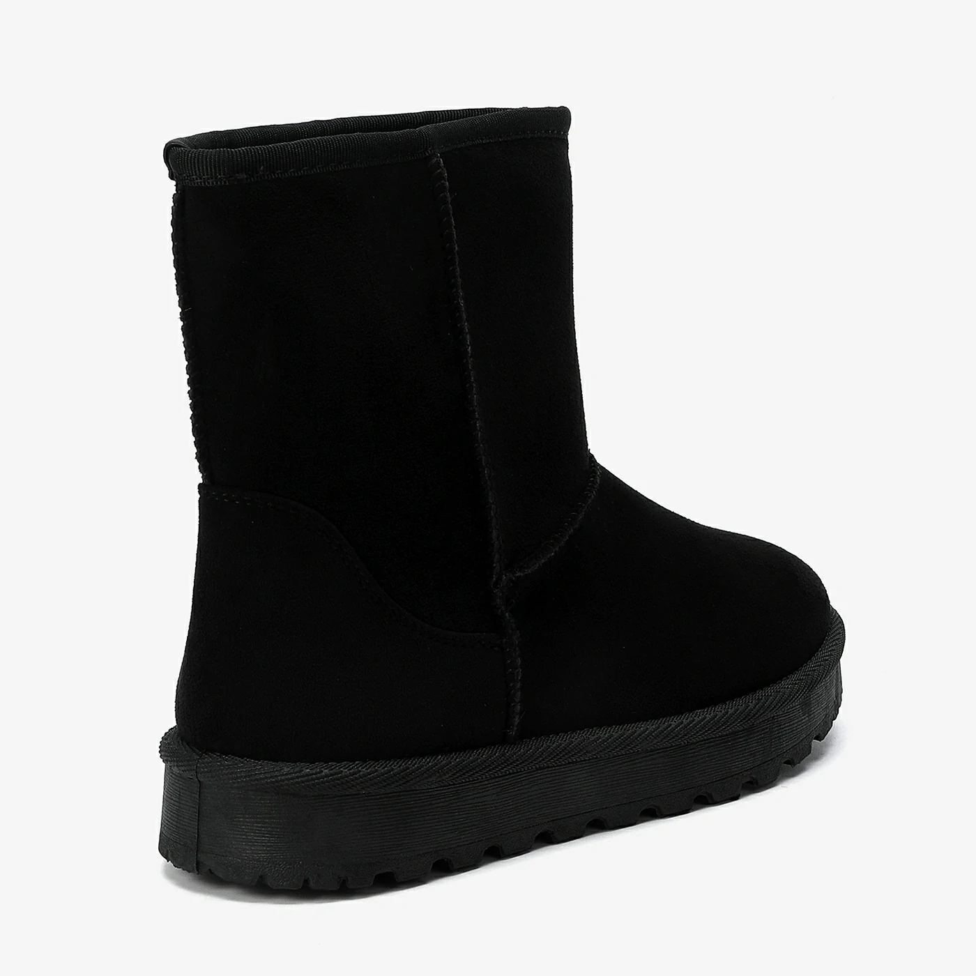 מגף שטוח שחור 37