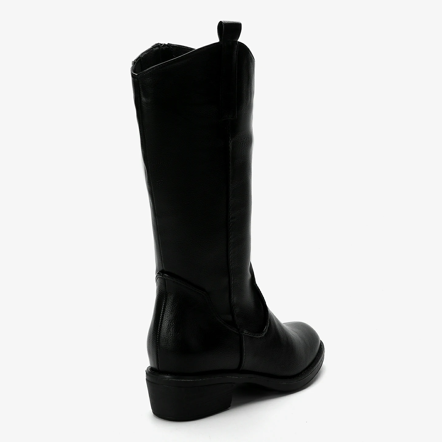 מגף עקב שחור 38