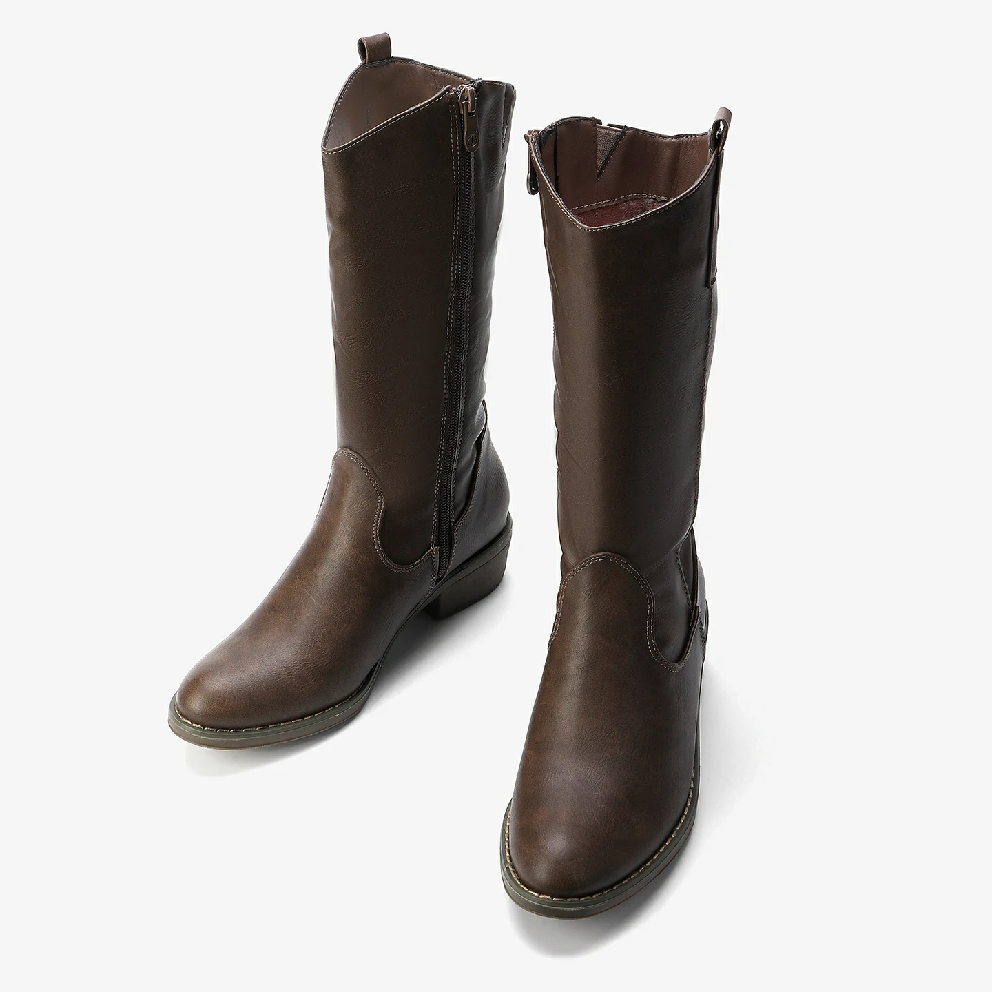 מגף עקב קפה 36