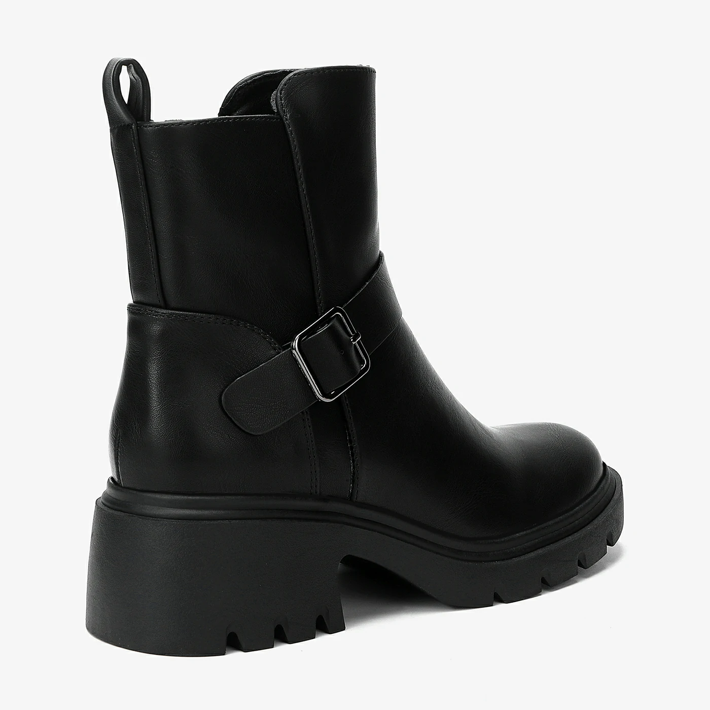 מגף עקב שחור 36